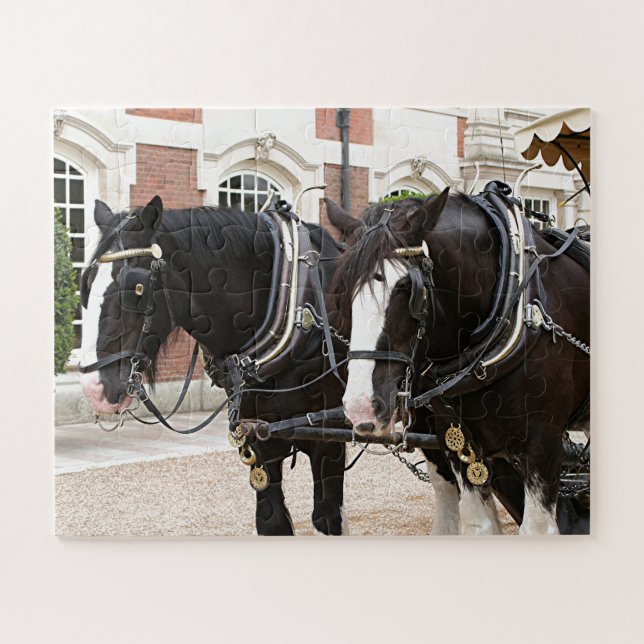 Puzzle Caballos de tiro (Horizontal)