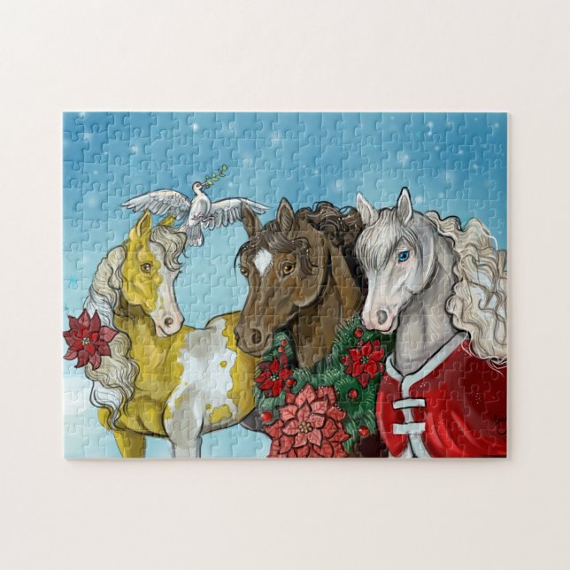 Puzzle Caballos de vacaciones~puzzle! (Horizontal)