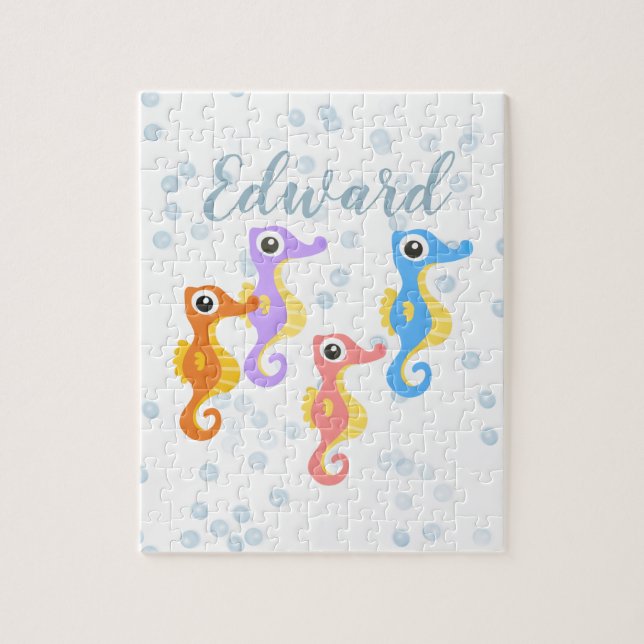 Puzzle Caballos pequeños de mar (Vertical)