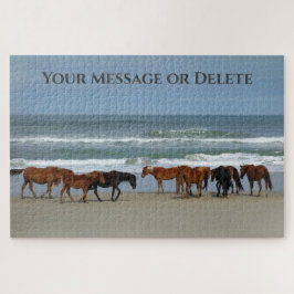 Puzzle Caballos salvajes Bancos exteriores OBX Corolla NC