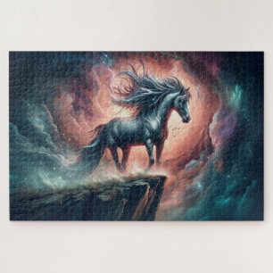 Puzzle Caballos salvajes, caballos galopantes, animales d