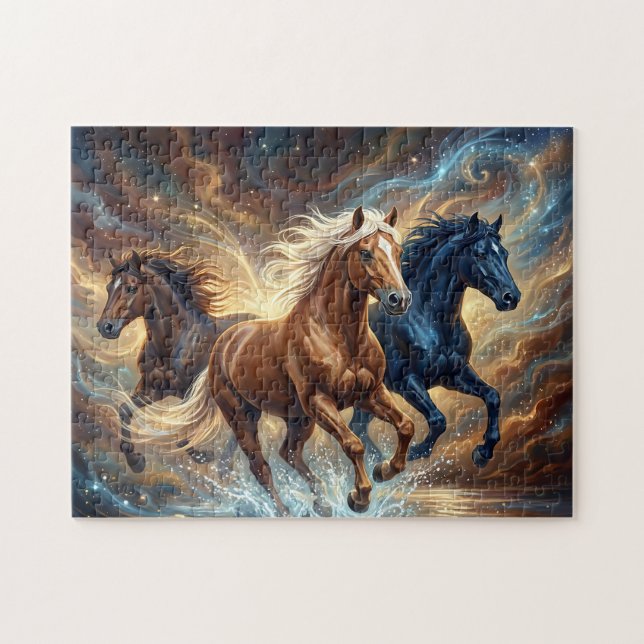 Puzzle Caballos Salvajes Corriendo (Horizontal)