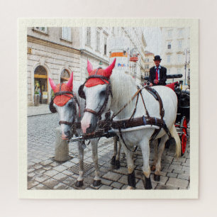 Puzzle Caballos y carruaje, Austria