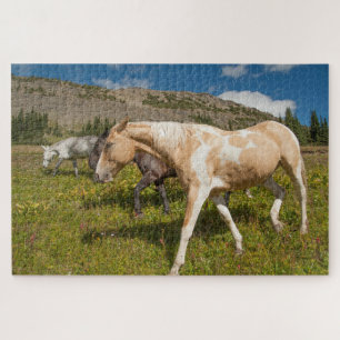 Puzzle Caballos y mulas