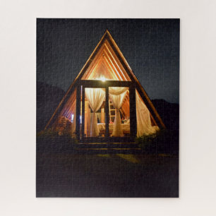 PUZZLE CABAÑA A CUADRO NOCHE