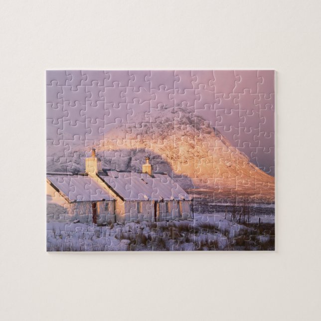 Puzzle Cabaña Blackrock, Glencoe, Highlands, Escocia 2 (Horizontal)
