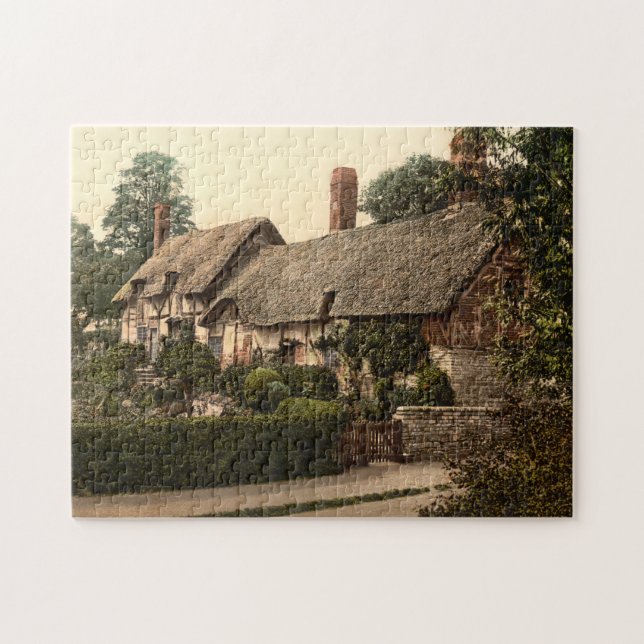 Puzzle Cabaña de Ana Hathaway, Stratford-en-Avon, (Horizontal)