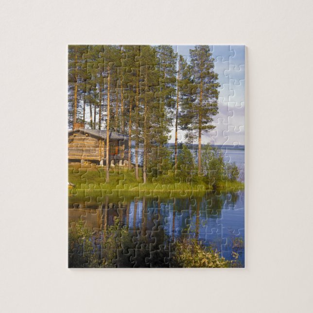 Puzzle Cabaña de campo, Finlandia (Vertical)