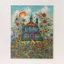 Puzzle Cabaña de Jardín caprichosa