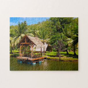 Puzzle Cabaña del río Guam.