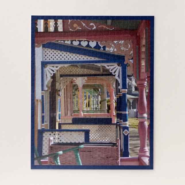 Puzzle Cabaña después de cabaña - Viñedo de Martha (Vertical)