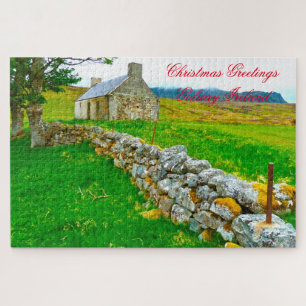 Puzzle Cabaña Irlandesa Antigua Galway Irlanda.