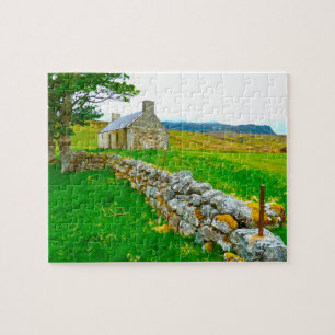Puzzle Cabaña Irlandesa Antigua Galway Irlanda.