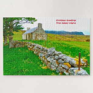 Puzzle Cabaña Irlandesa Antigua Galway Irlanda. Rompecabe