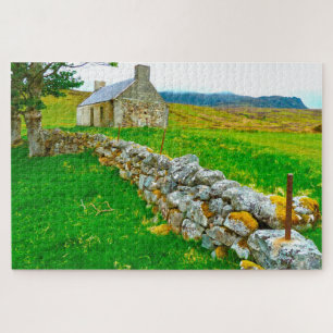 Puzzle Cabaña Irlandesa Antigua Galway Irlanda. Rompecabe