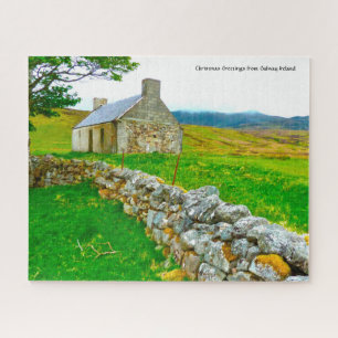 Puzzle Cabaña Irlandesa Antigua Galway Irlanda. Rompecabe