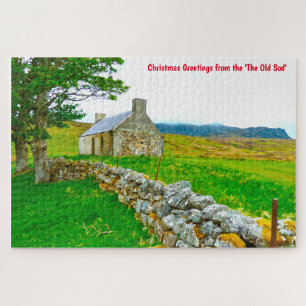Puzzle Cabaña Irlandesa Antigua Galway Irlanda. Rompecabe