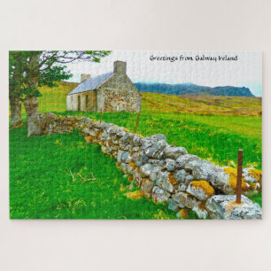 Puzzle Cabaña Irlandesa Antigua Galway Irlanda. Rompecabe