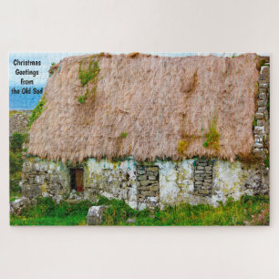 Puzzle Cabaña Irlandesa Antigua Galway Irlanda. Rompecabe