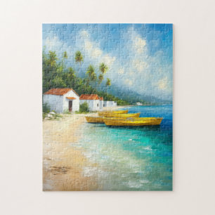 Puzzle Cabañas de pesca jamaicanas