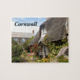 Puzzle Cabañas en la fotografía de Cadgwith Cornualles