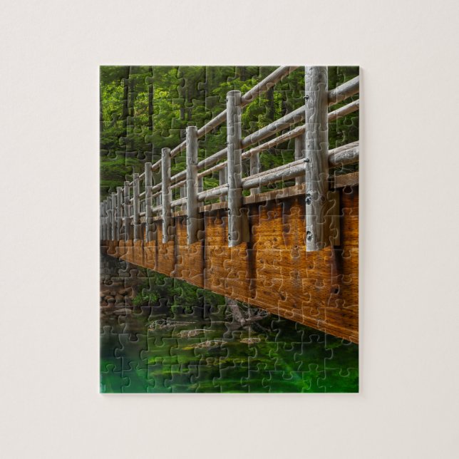 Puzzle Cabecera del puente del río McKenzie de Oregón (Vertical)