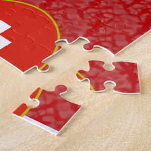 Puzzle Cabello rubio suizo vestido con bandera
