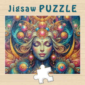 Puzzle Cabello soleado de Diosa Cabeza Cerrado Ojos Julio