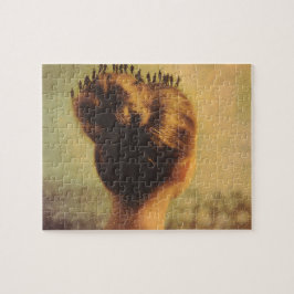Puzzle Cabello Surrealista Con Personitas