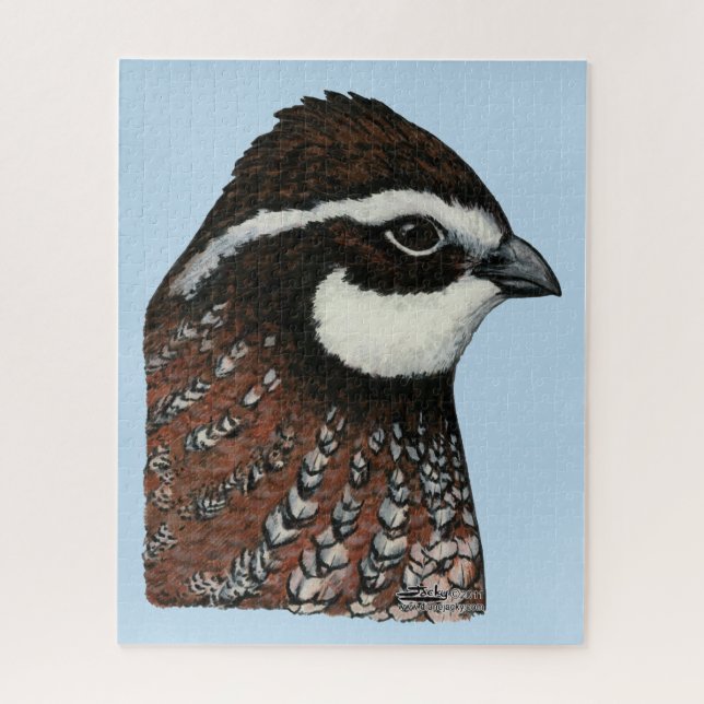 Puzzle Cabeza de codorniz Bobwhite (Vertical)