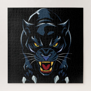 Puzzle Cabeza de pantera negra