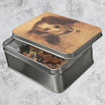 Puzzle Cabeza de perro de Pierre Renoir, Bella Artes de l<br><div class="desc">Cabeza de un perro (1870) de Renoir es una pintura de retrato de animales de arte de arte fino de época. Un adorable y lindo perro cachorro. Este dulce mascota canino tiene orejas peludas y una campana alrededor de su cuello. Posiblemente un espía del rey Charles Cavalier. Sobre el artista:...</div>