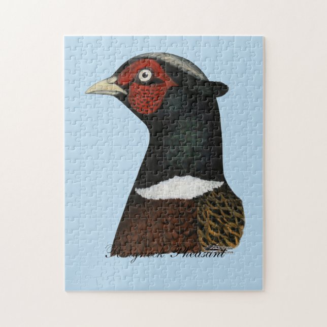 Puzzle Cabeza de Pheasant Ringneck (Vertical)