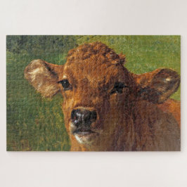 Puzzle Cabeza de ternera (por Rosa Bonheur)
