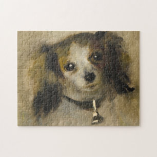 Puzzle Cabeza de un perro, 1870 (aceite en lona)