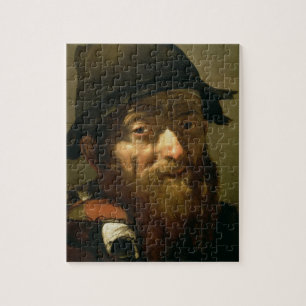 Puzzle Cabeza de un viejo hombre, detalle del retrato de