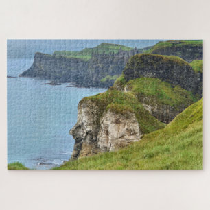 Puzzle Cabeza del Gigante y Castillo de Dunluce, Irlanda