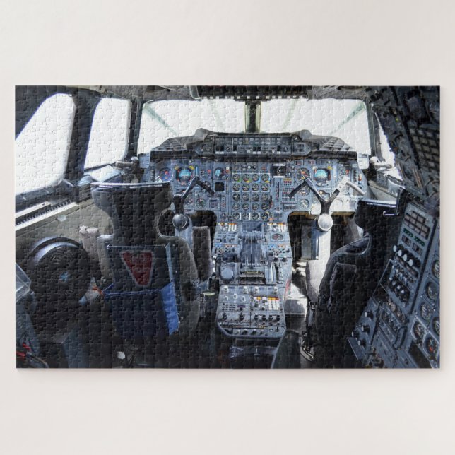 Puzzle Cabina de avión (Horizontal)