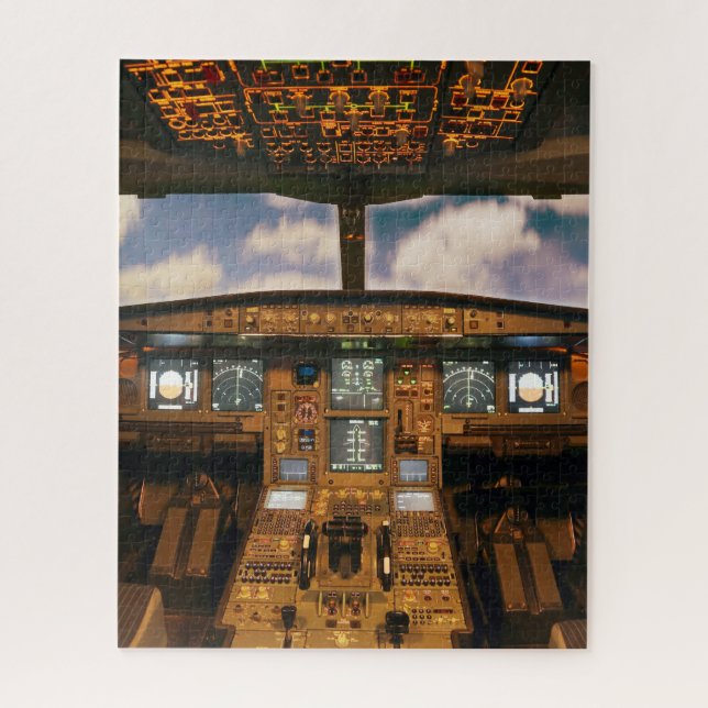 Puzzle Cabina de avión (Vertical)