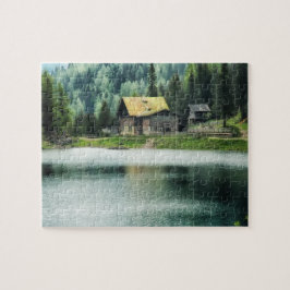 Puzzle Cabina por el lago 8x10