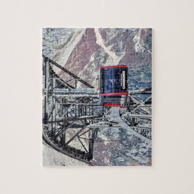 Puzzle Cable Car Chamonix Mont Blanc (Vertical)