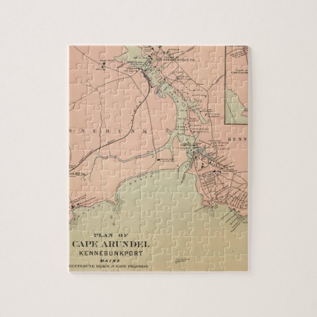 Puzzle Cabo Arundel, Kennebunkport, Maine (Vertical)
