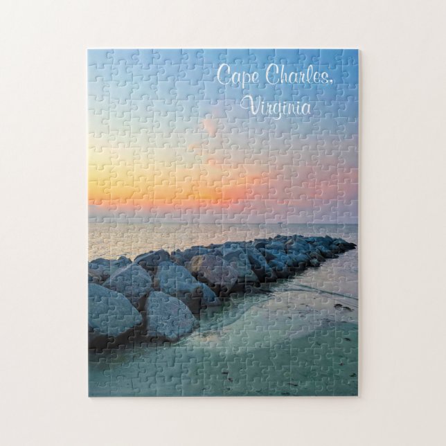 Puzzle Cabo Charles Virginia Sunset (Vertical)
