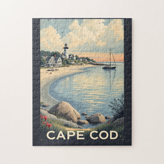 Puzzle Cabo Cod Massachusetts (Vertical)