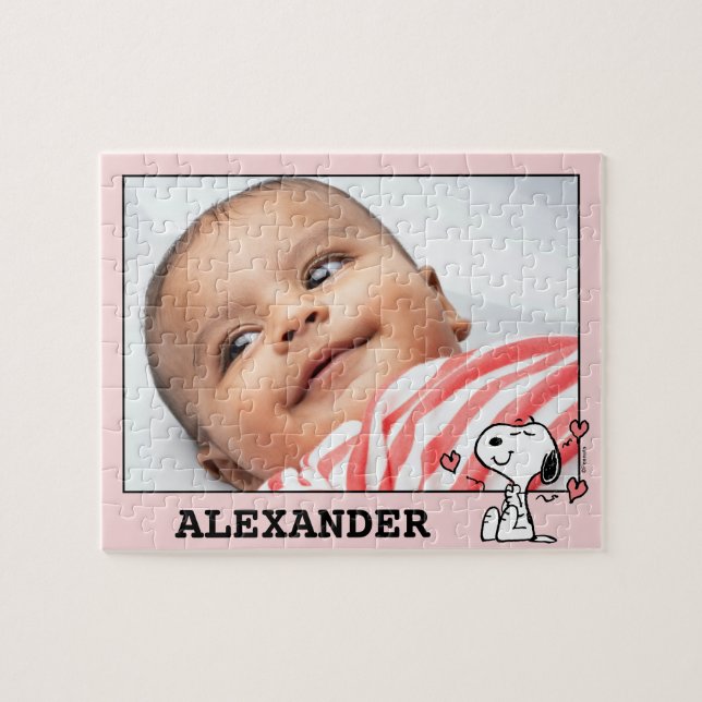 Puzzle Cacahuetes | Corazones Snoopy (Horizontal)