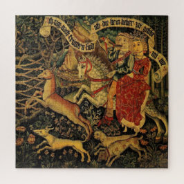 Puzzle Cacería de amor al renacimiento medieval alemán vi