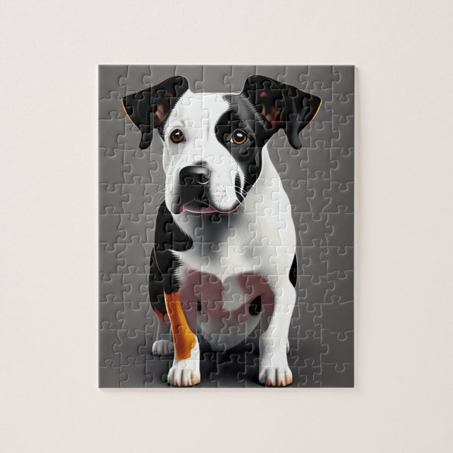 Puzzle Cachorro adorable (Vertical)