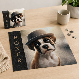 Puzzle Cachorro Boxer Adorable – Arte Canino con Estilo