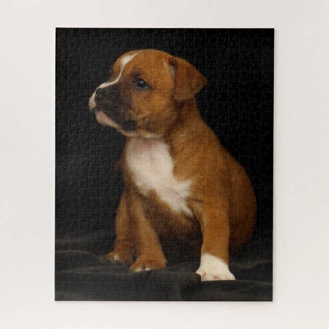 Puzzle Cachorro Cachorro Inglés Staffordshire Bull Terrie (Vertical)