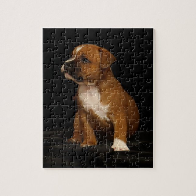 Puzzle Cachorro Cachorro Inglés Staffordshire Bull Terrie (Vertical)
